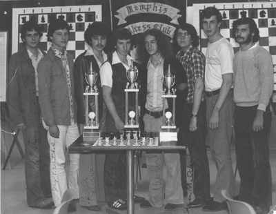  The 1978 US Junior Championship lineup. GM John Fedorowicz, far right.